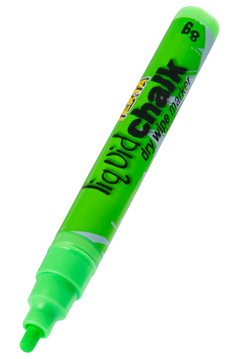 Texta Liquid Chalk Marker Bullet Dry Wipe Green