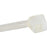 Cable Zip Ties, Self Locking, 10cm x 2mm, 100 Pack, White, 22mm Bundle Diameter, Tensile Strength Nylon, Curved Tip, CBMZT4N IM5139026