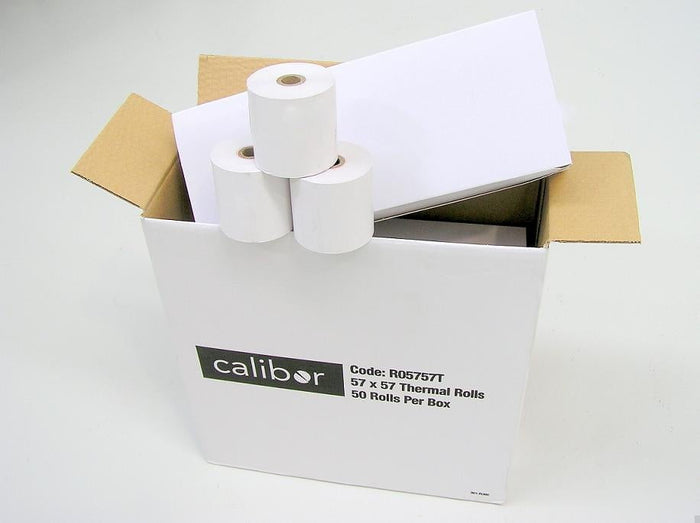 Calibor Thermal Paper Roll 57mm x 57mm 50 Rolls SKRO5757T