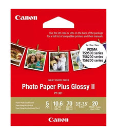 Canon 3.5"x 3.5" Glossy Photo PaperPlus 20's pack DSCPP301SQ3IN20
