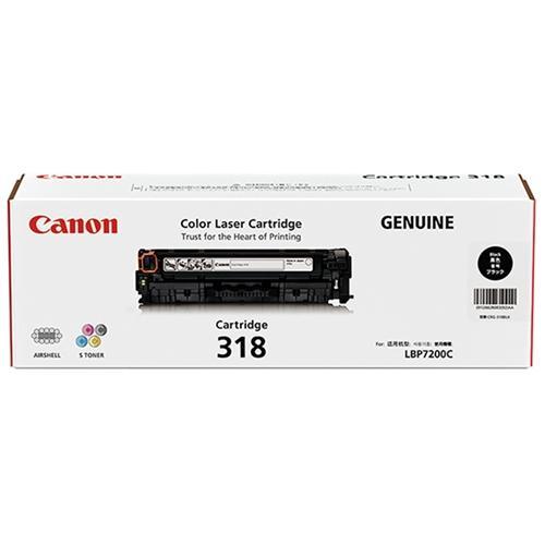 Canon 318 / Cart318BK Black Genuine Toner DSCART318B