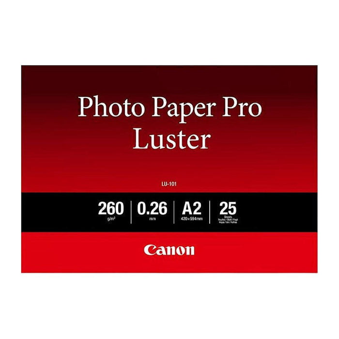 Canon A2 Luster Photo Paper 25 Sheets (LU-101A2-25) DSCLU101A2