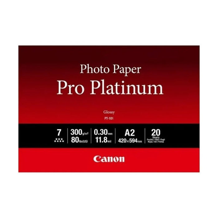 Canon A2 Pro Platinum Photo Paper 20's pack DSCPT101A220