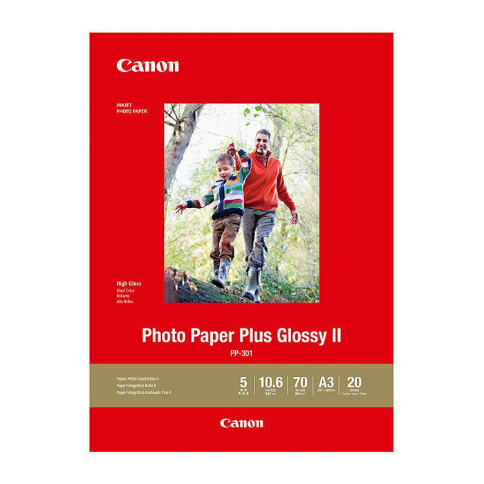 Canon A3 PP301-A3 Glossy Photo Paper 20's paper DSCPP301A3-20