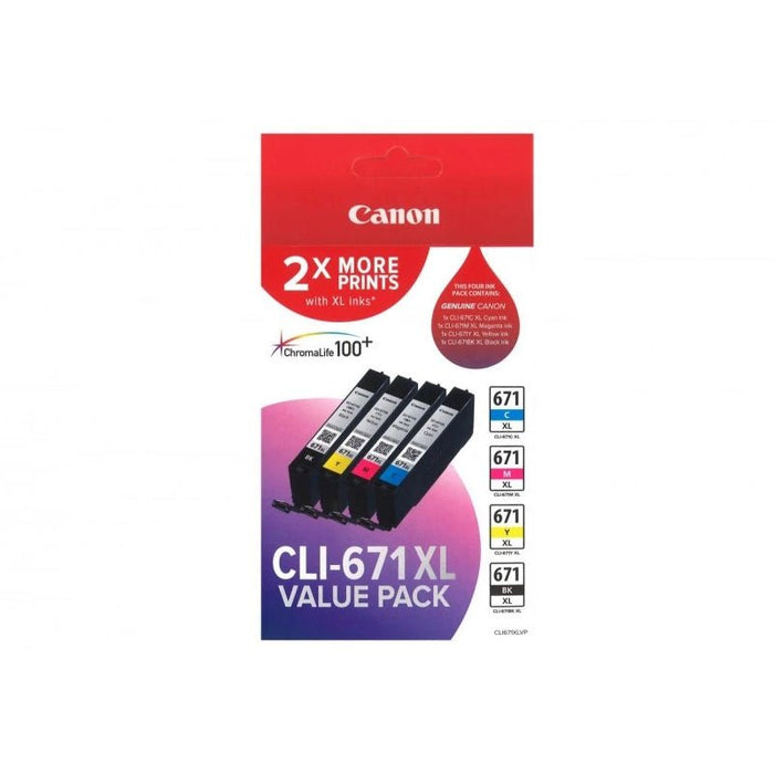 Canon CLI671XL Value Pack Original Canon Cartridge DSCI671XLVP