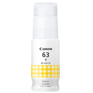 Canon GI63 / GI63Y Yellow Pixma Megatank Ink DSCI63Y