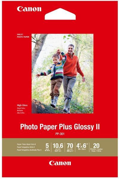 Canon Glossy II Photo Paper 6" x 4" 275gsm x 20 Sheets DSCPP30120