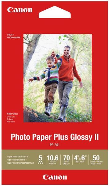 Canon Glossy II Photo Paper 6" x 4" 275gsm x 50 Sheets DSCPP30150