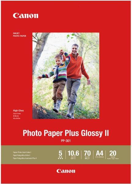 Canon Glossy II Photo Paper A4 275gsm x 20 Sheets DSCPP301A420