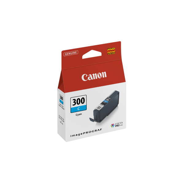 Canon PFI300 / PFI-300 Cyan Original Ink Cartridge DSCI300C