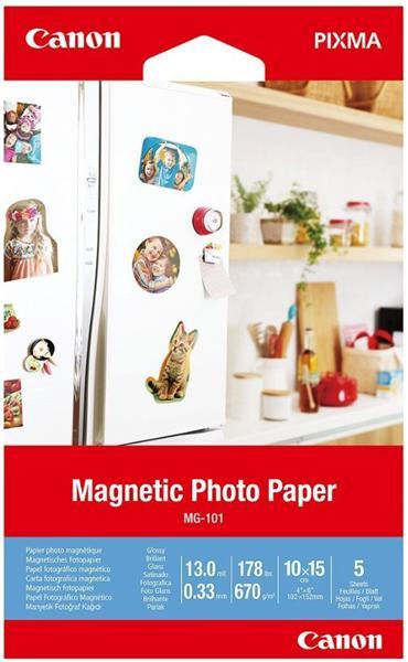 Canon Pixma Magnetic Photo Paper 6" x 4" MG-101 DSCMG101
