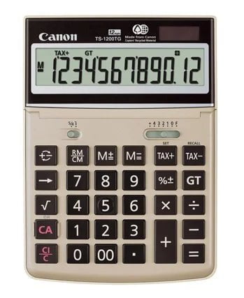 Canon TS1200TG 12 Digit Calculator DSCCTS1200TG