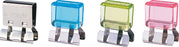 Carl Mori Clip Clip Paper MC52A Small Assorted Colours (Box of 50) AO700521
