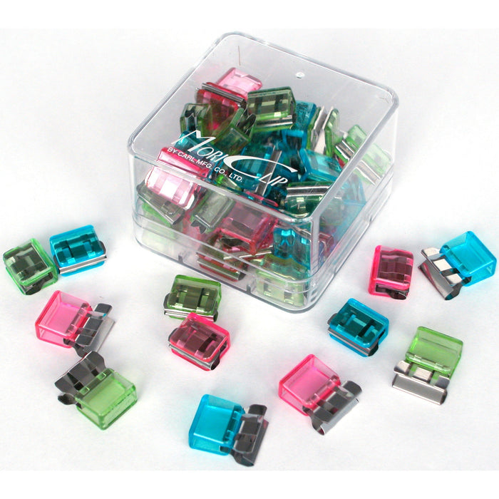 Carl Mori Clip Clip Paper MC52A Small Assorted Colours (Box of 50) AO700521