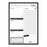 Carpe Diem Daily Planner Pad Black FPP9119CD