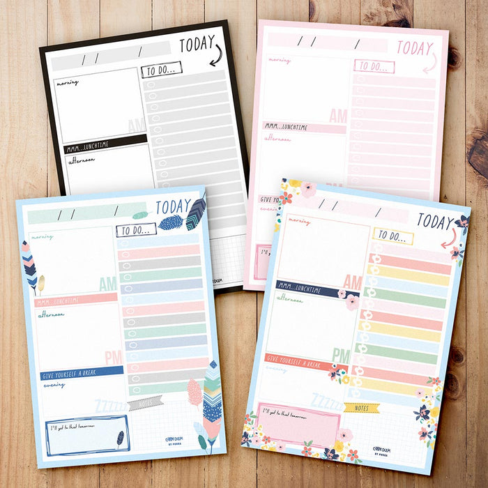 Carpe Diem Daily Planner Pad Ditzy Floral FPP9207CD