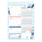 Carpe Diem Daily Planner Pad Feathers FPP9218CD