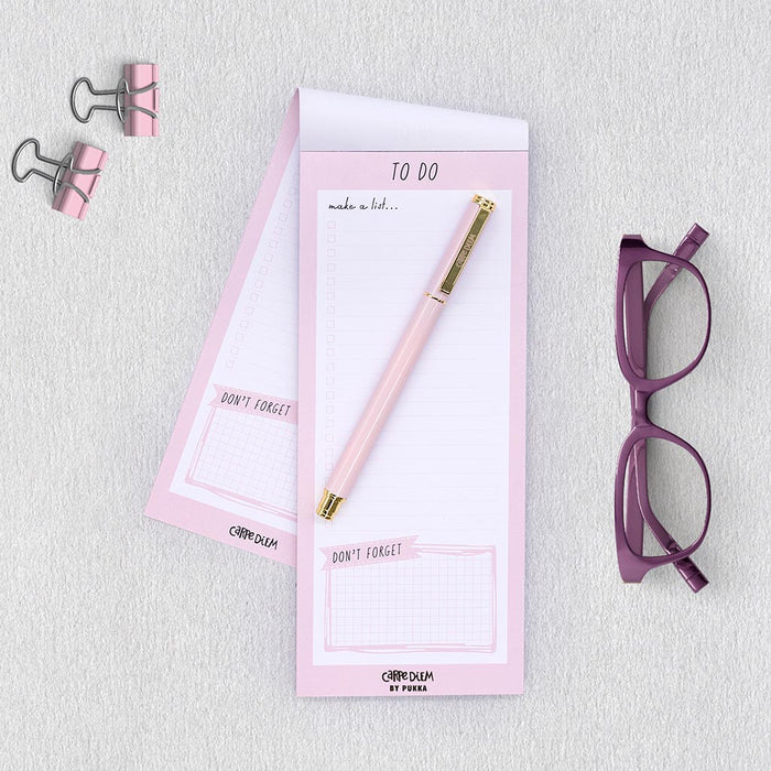 Carpe Diem Magnetic To Do List Ballerina Pink FPP9161CD