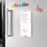 Carpe Diem Magnetic To Do List Ballerina Pink FPP9161CD