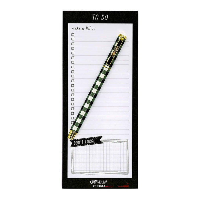 Carpe Diem Magnetic To Do List Black FPP9118CD
