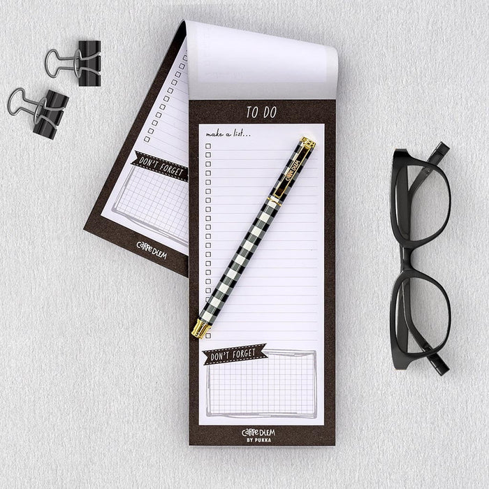 Carpe Diem Magnetic To Do List Black FPP9118CD
