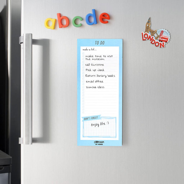 Carpe Diem Magnetic To Do List Sky Blue FPP9176CD