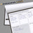 Carpe Diem Weekly Planner Pad Black FPP9120CD