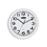 Carven Clock 250mm White Frame AOCL250WH
