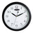 Carven Quartz Wall Clock 300mm Black AO0268250