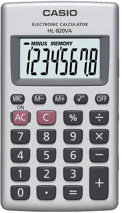Casio HL820V Pocket Calculator DSCASHL820BP
