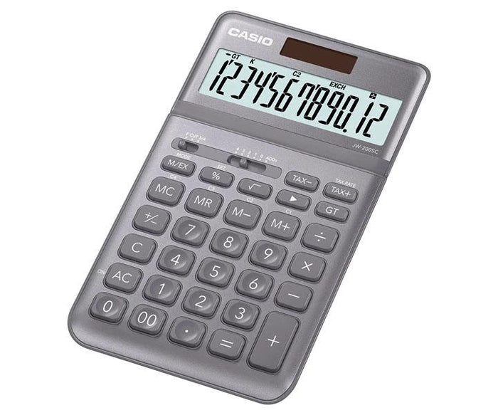 Casio JW-200SC-GY 12 Digit Desktop Calculator DSCASJW200SCGYBP