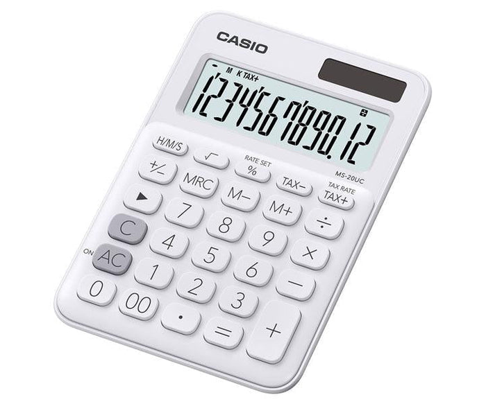 Casio MS-20UC-WE 12 Digit Desktop Calculator DSCASMS20UCWEBP