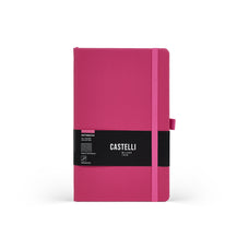 Castelli All Colour Ruled Notebook, Fuchsia, 130mm x 210mm CX1000779