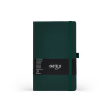 Castelli All Colour Ruled Notebook, Green, 130mm x 210mm CX1000775