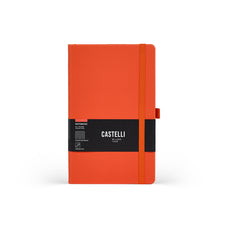 Castelli All Colour Ruled Notebook, Orange, 130mm x 210mm CX1000773