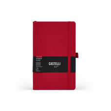 Castelli All Colour Ruled Notebook, Red, 130mm x 210mm CX1000780