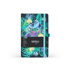Castelli Eden Collection Pocket Notebook, Ruled, 90mm x 140mm, Jungle CX1000741