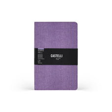 Castelli Harris Ruled Notebook, Royal Purple, 130mm x 210mm CX1000767