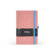Castelli Kaleido Ruled Notebook, Old Rose, 130mm x 210mm CX1000749