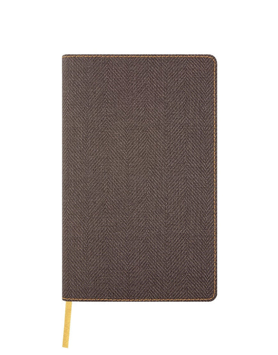 Castelli Notebook A5 Ruled Harris Tobacco Brown CXQC6D9-384