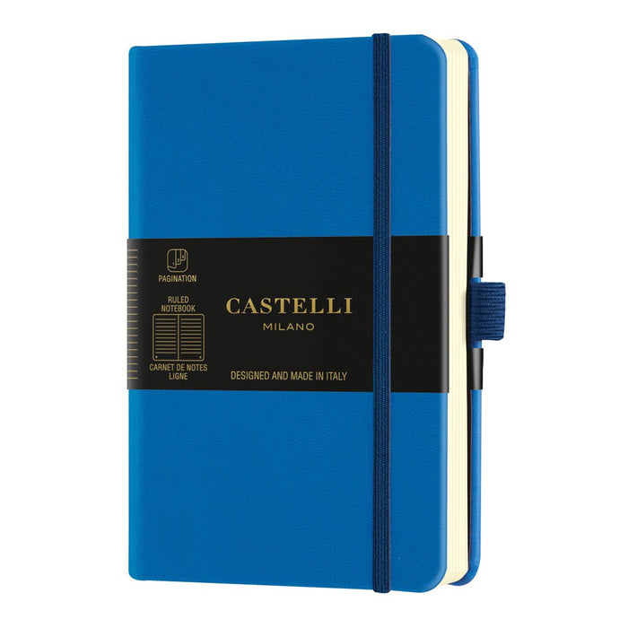 Castelli Notebook Aquarella Pocket Ruled Blue Sea CXQC225-914