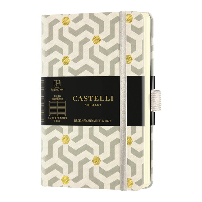 Castelli Notebook Oro Pocket Ruled Snakes CXQC2BZ-004