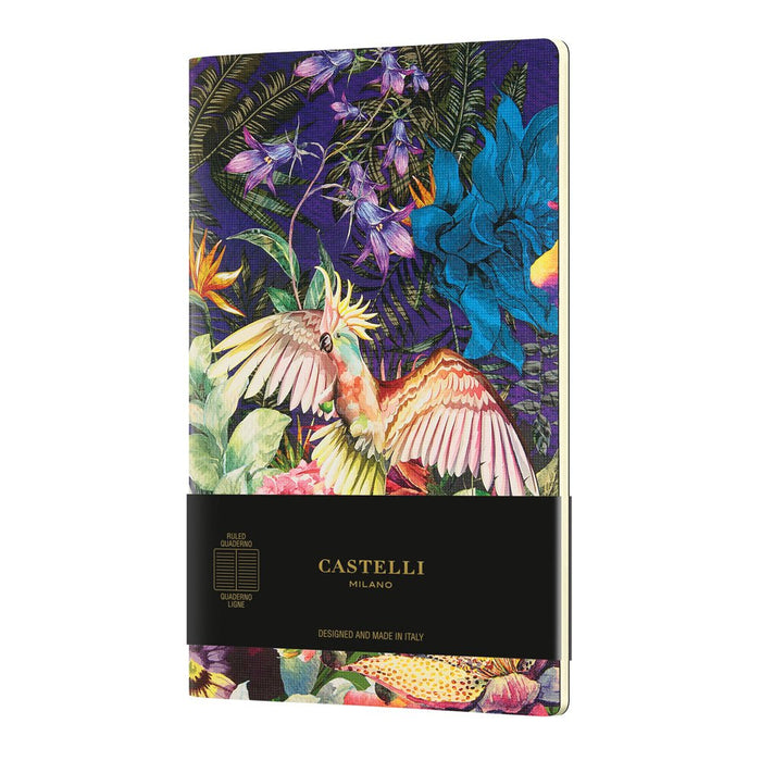 Castelli Quaderno Notebook A5 Eden Cockatiel CXQN6NY-002