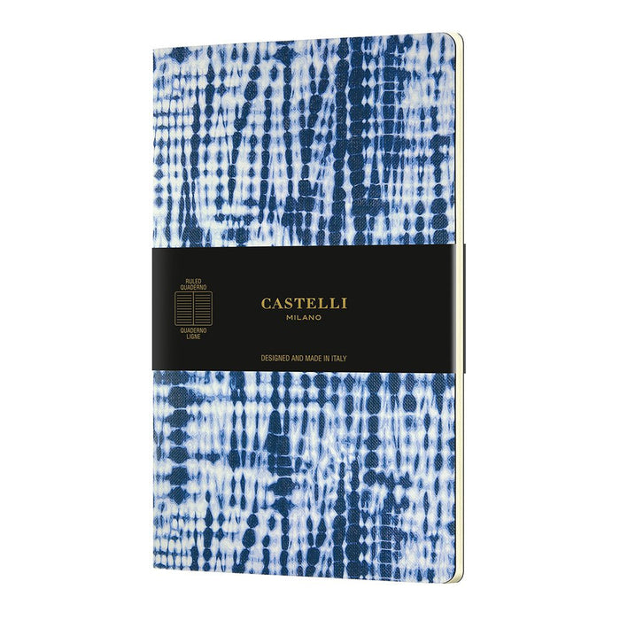 Castelli Quaderno Notebook A5 Shibori Jute CXQN6NZ-001