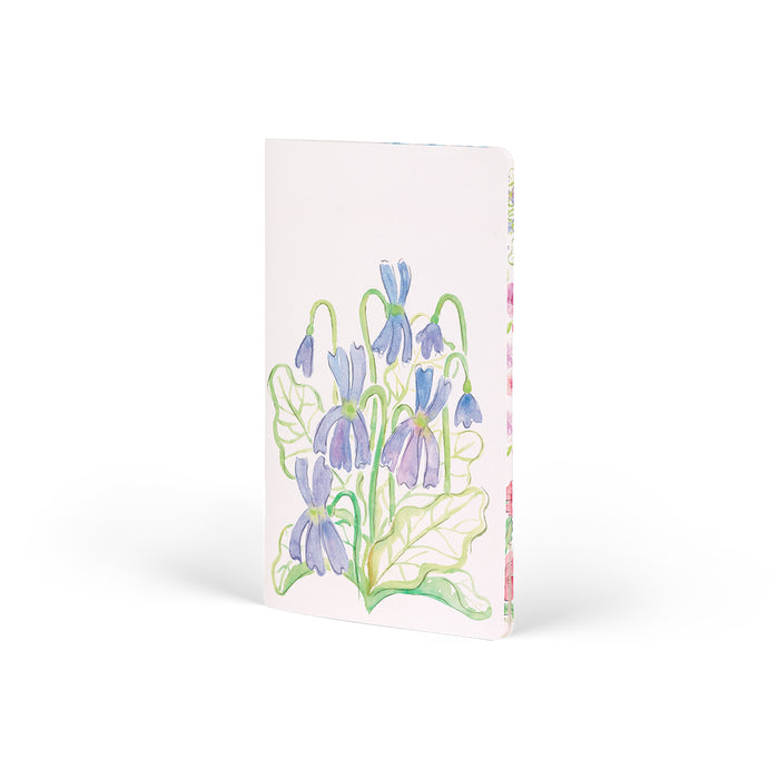 Castelli Quaderno Stitched Aquarello Plain Notebook, Violets, 130mm x 210mm CX1000793