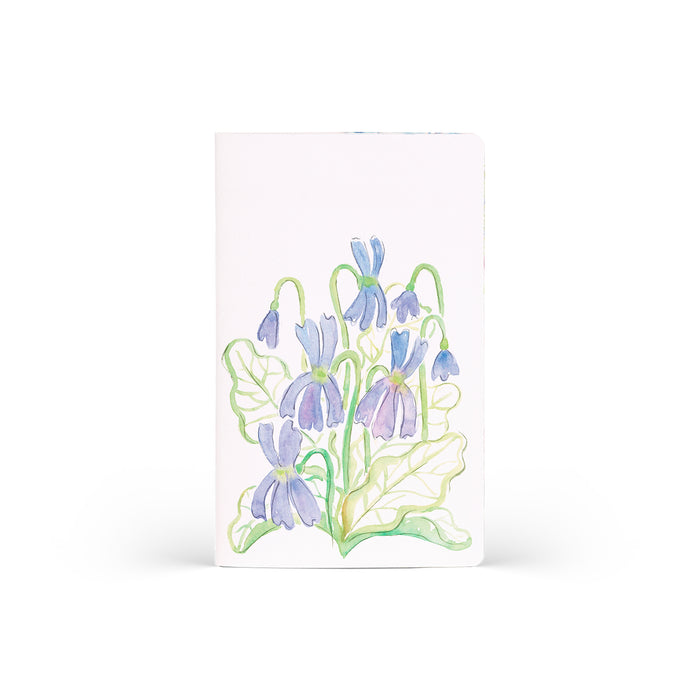 Castelli Quaderno Stitched Aquarello Plain Notebook, Violets, 130mm x 210mm CX1000793