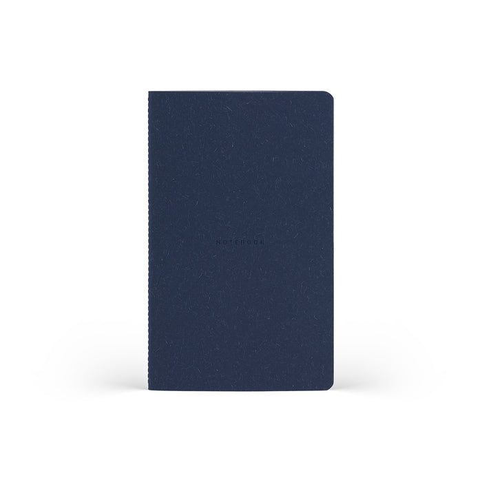 Castelli Quaderno Stitched Wool&Cotton Ruled Notebook, Blue, 130mm x 210mm CX1000790