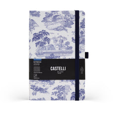 Castelli Ruled Notebook, Landscapes Collection, Marine Blue, 130mm x 210mm CX1002410