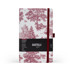 Castelli Ruled Notebook, Landscapes Collection, Rosewood, 130mm x 210mm CX1002411