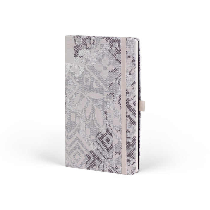 Castelli Shabby Ruled Notebook, Grey Texture, 130mm x 210mm CX1000781